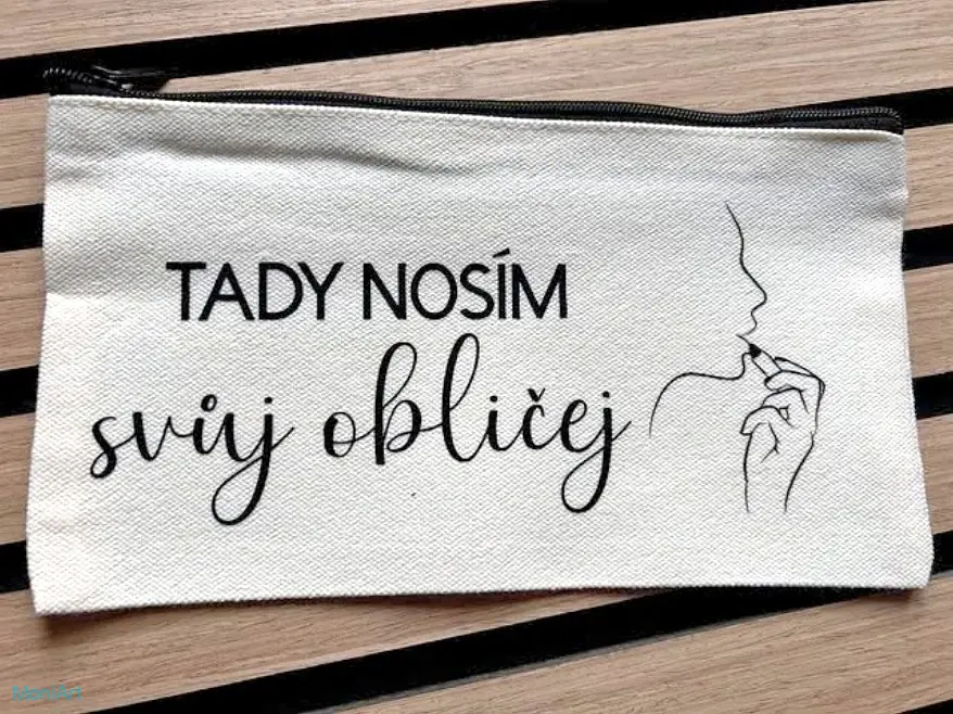 Tady nosím svůj obličej